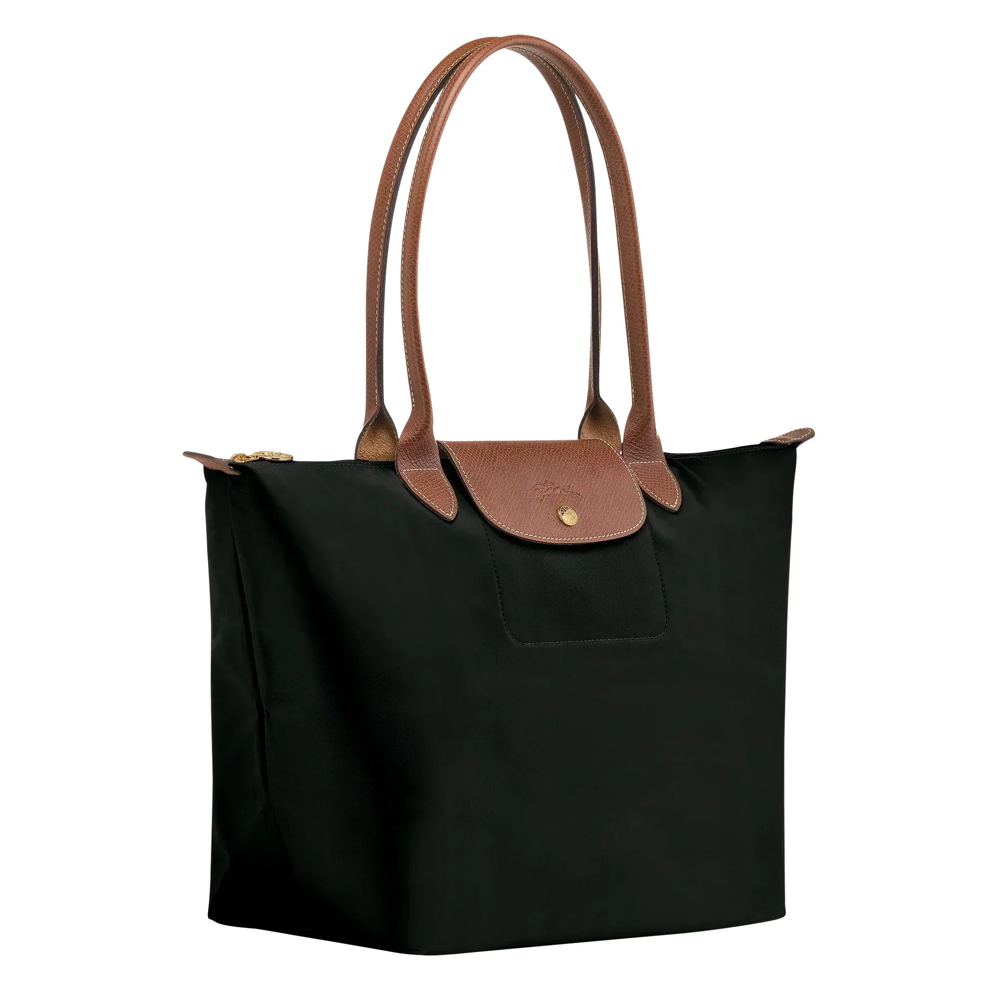 Longchamp - Velika Le Pliage torba, Crna