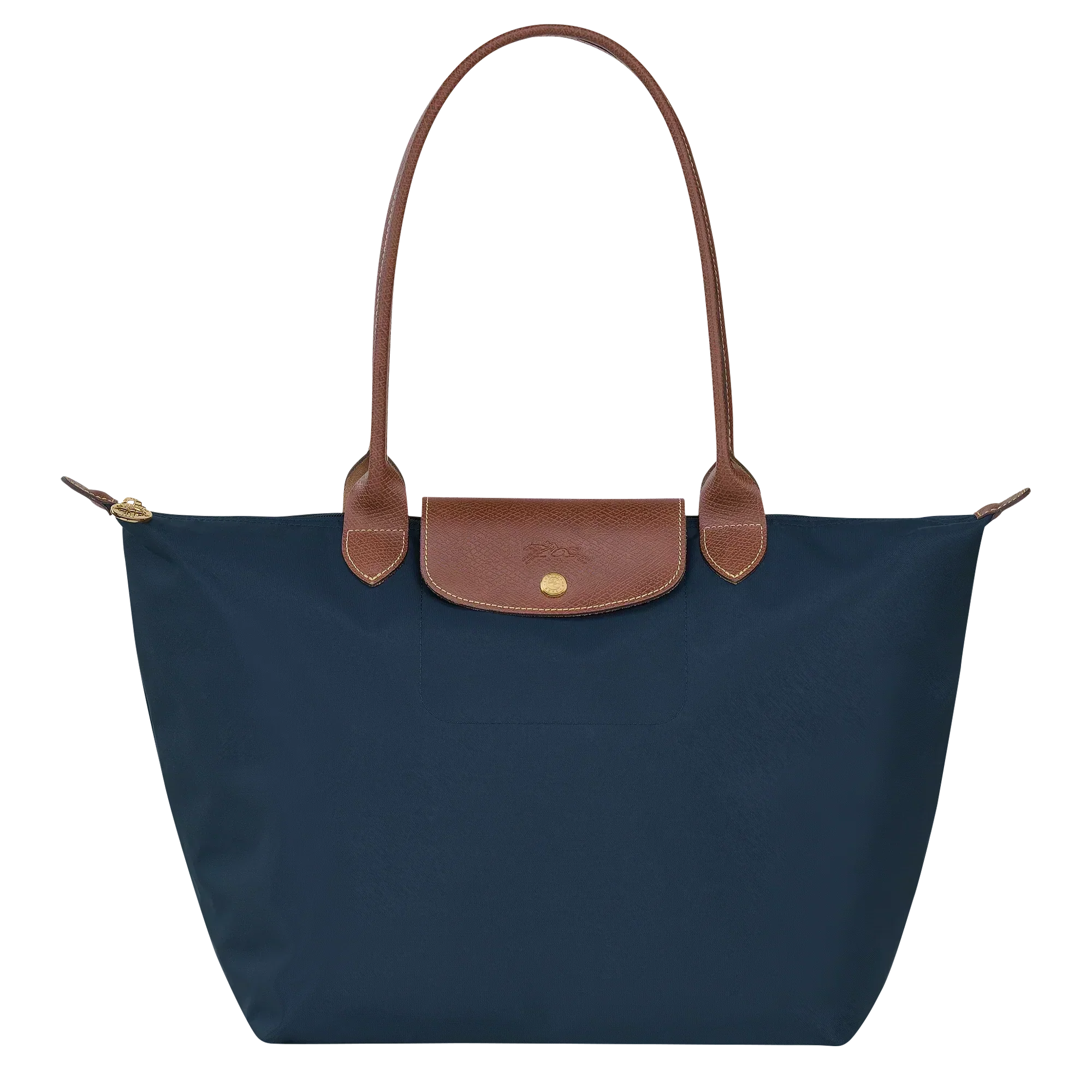 Longchamp - Velika Le Pliage torba, mornarsko plava