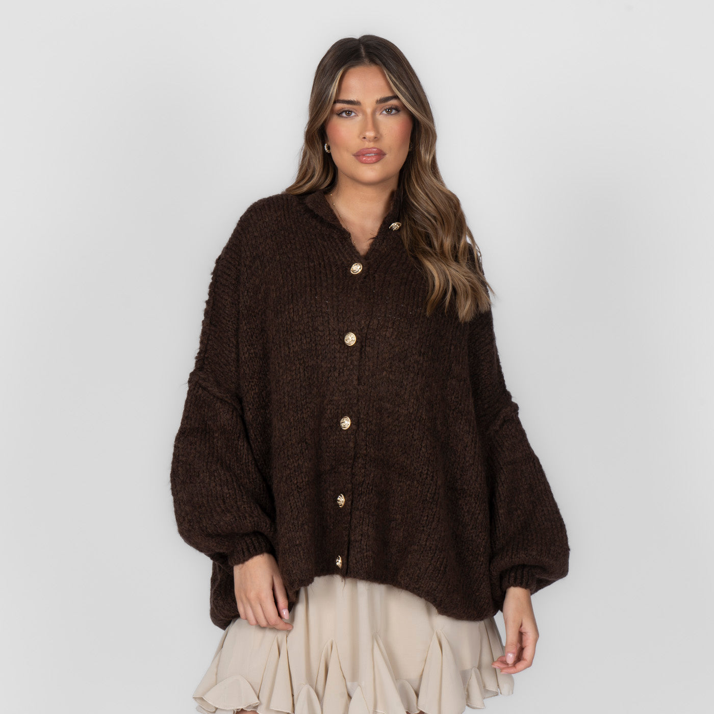 Elena | Oversize Pleteni Kardigan