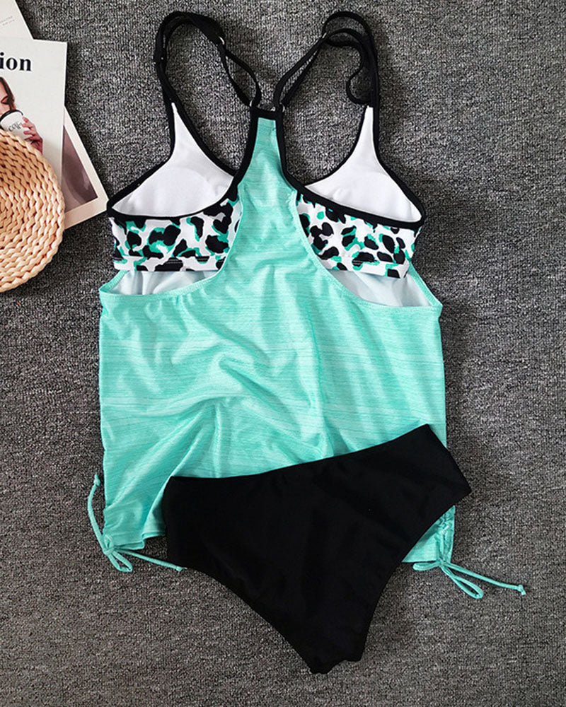 Augustus - Jednobojni tankini sa leopard uzorkom