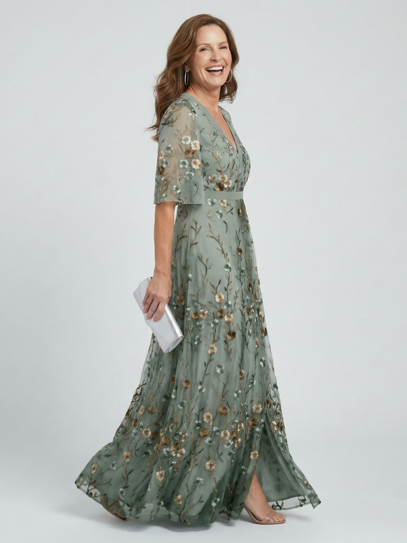 Aleksandra  | Halter Bloom Flow Maxi Haljina