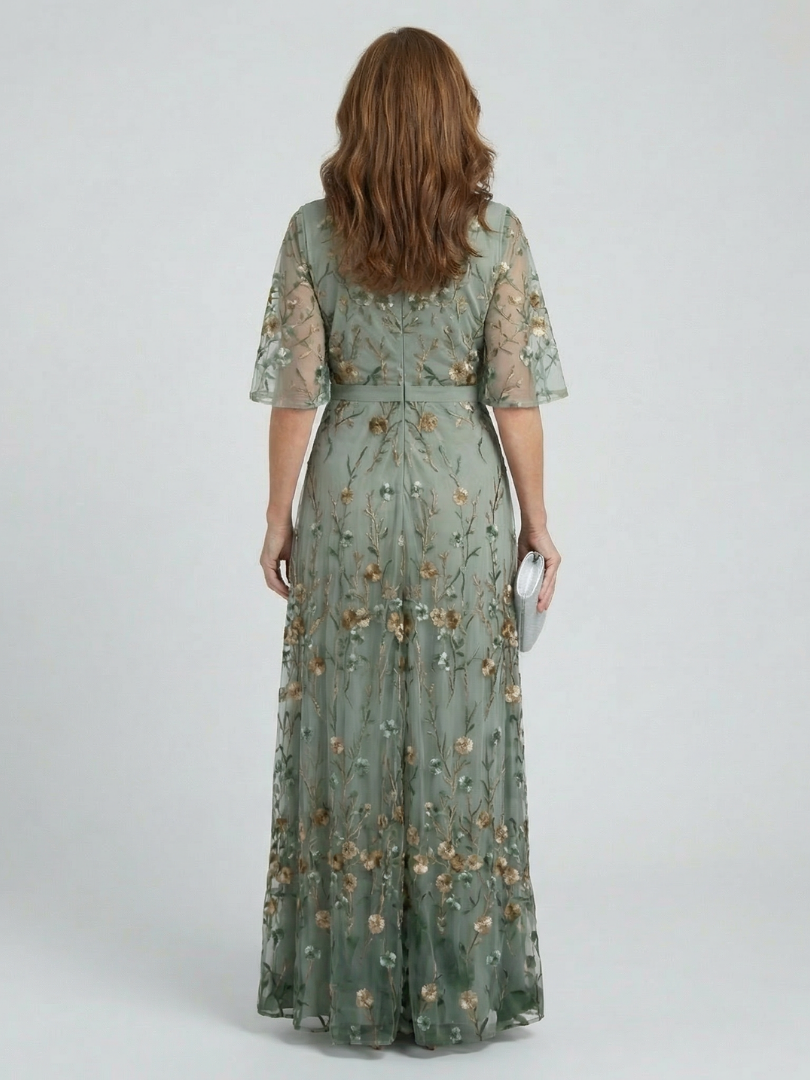 Aleksandra  | Halter Bloom Flow Maxi Haljina