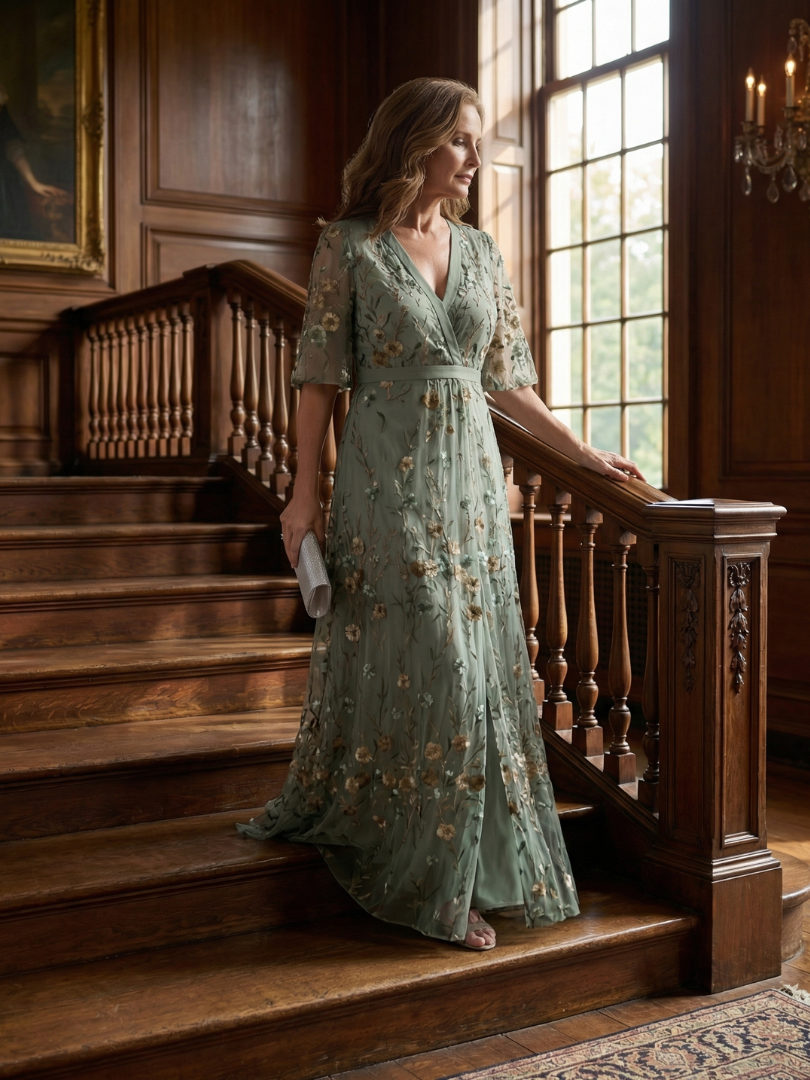 Aleksandra  | Halter Bloom Flow Maxi Haljina