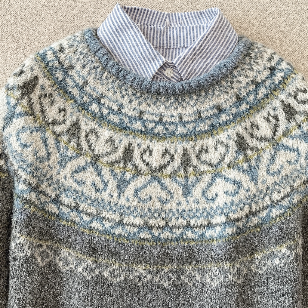 Gunilla™ | Klasična vintage džemper majica