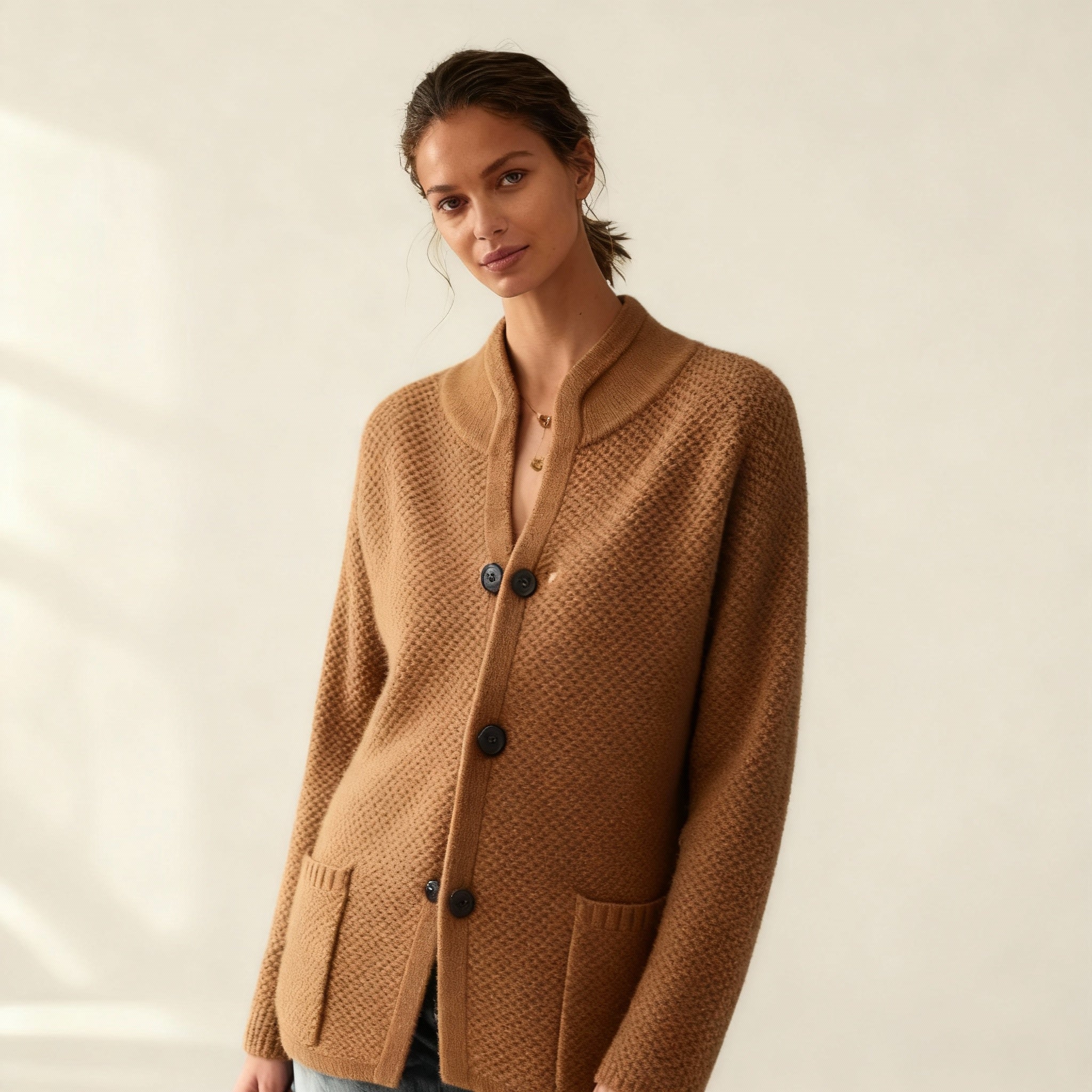 Ivana | Elegantni Pleteni Kardigan