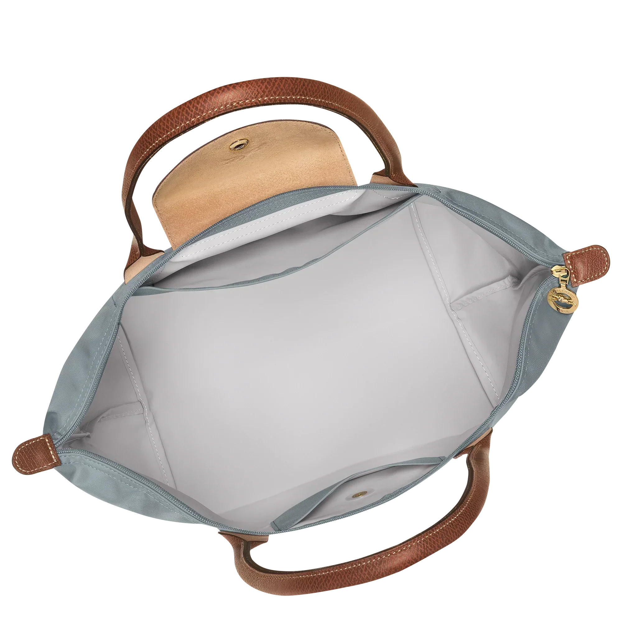 Longchamp - Velika Le Pliage torba, čelična