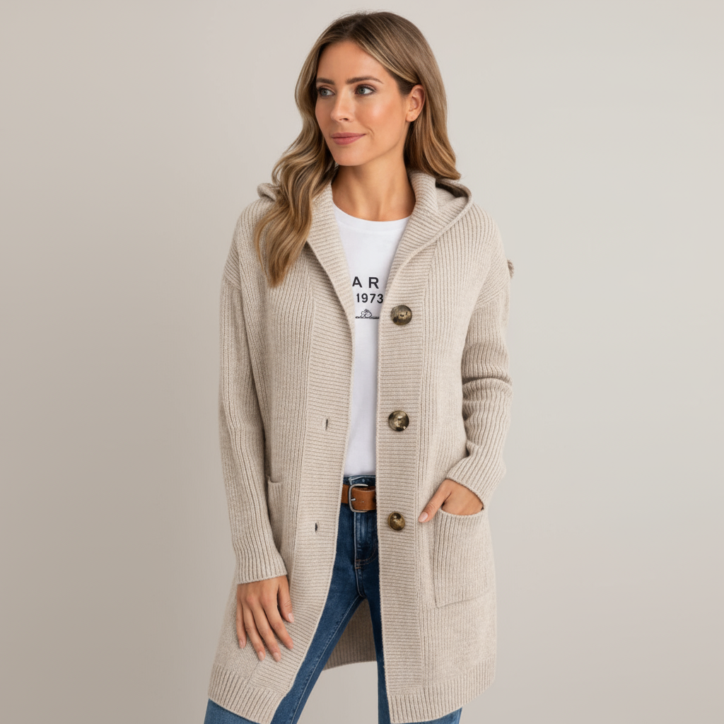 Olga | Elegantni dugi pleteni kardigan