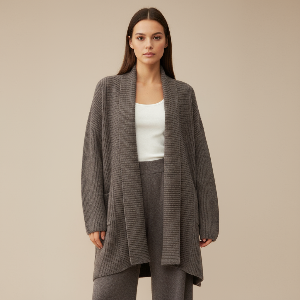 Veronika | Elegantan dugi kardigan sa džepovima